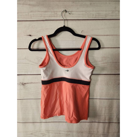 Adidas Womens‎ Tank Top Shirt Multicolor Sleeveless Jewel Neck Nylon Blend 14 - Picture 2 of 6